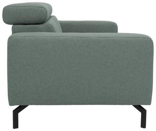 2-Sitzer-Sofa Kopfteil verstellbar Cunelli Türkis
