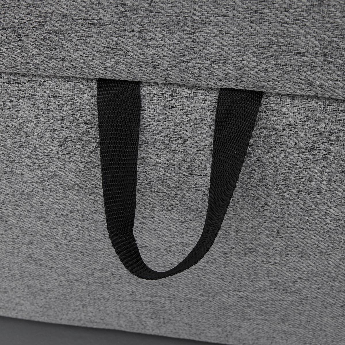 Posteľ boxspring NICOLE 180x200 - čierna/sivá, Modern, drevo/kompozitné drevo (180/200cm)