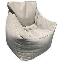 Sedací vak STORVIK, béžová, max. 90 kg - svetlosivá/béžová, Modern, textil (100/75/100cm) - Mömax