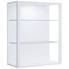 Hängevitrine Glasol Weiß B: 70 cm - Weiß, Design, Glas/Holzwerkstoff (70/90/35cm) - MID.YOU