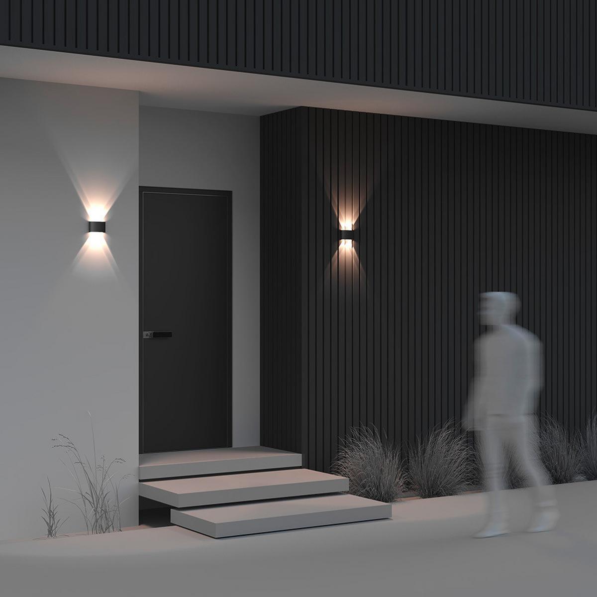 Außenleuchte Strato - Schwarz, MODERN, Metall (12/3,7/8cm) - MAYTONI