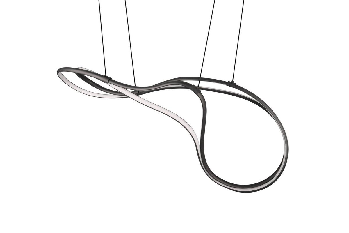 Led-hängeleuchte 344310132  Nala - Schwarz, Design, Metall (113/24/150cm) - Trio Leuchten