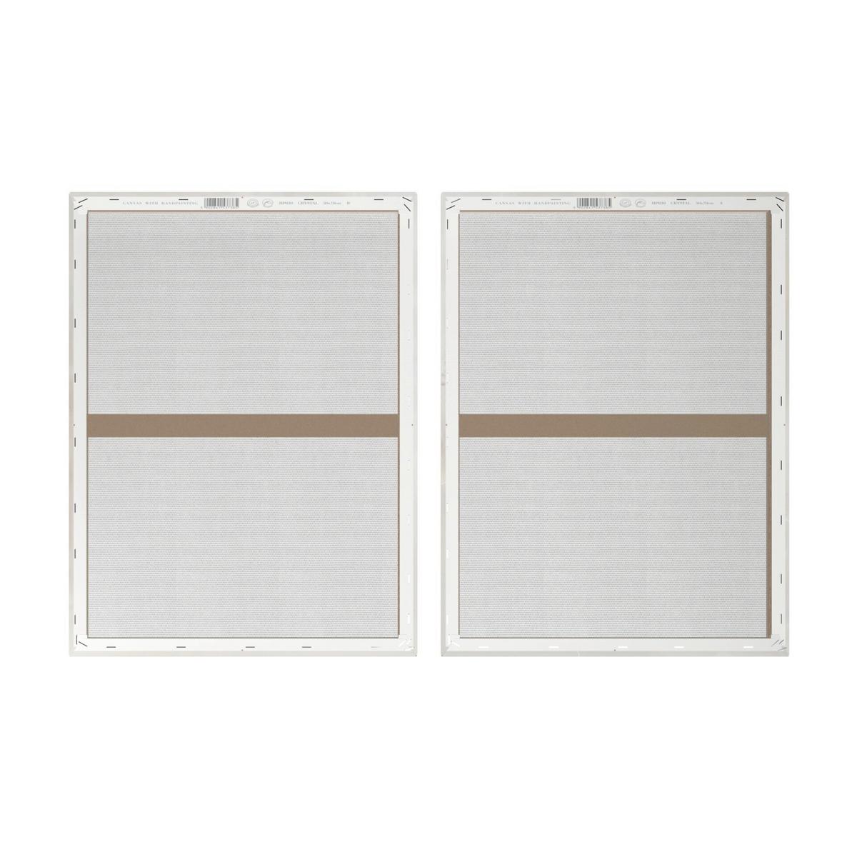 SADA OBRAZOV CRYSTAL - viacfarebná, Basics, drevo/textil (50/70cm)