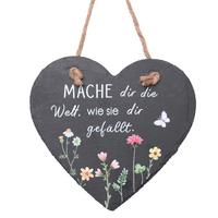 Dekohänger Julia - Multicolor/Schwarz, Basics, Stein (15/15cm)