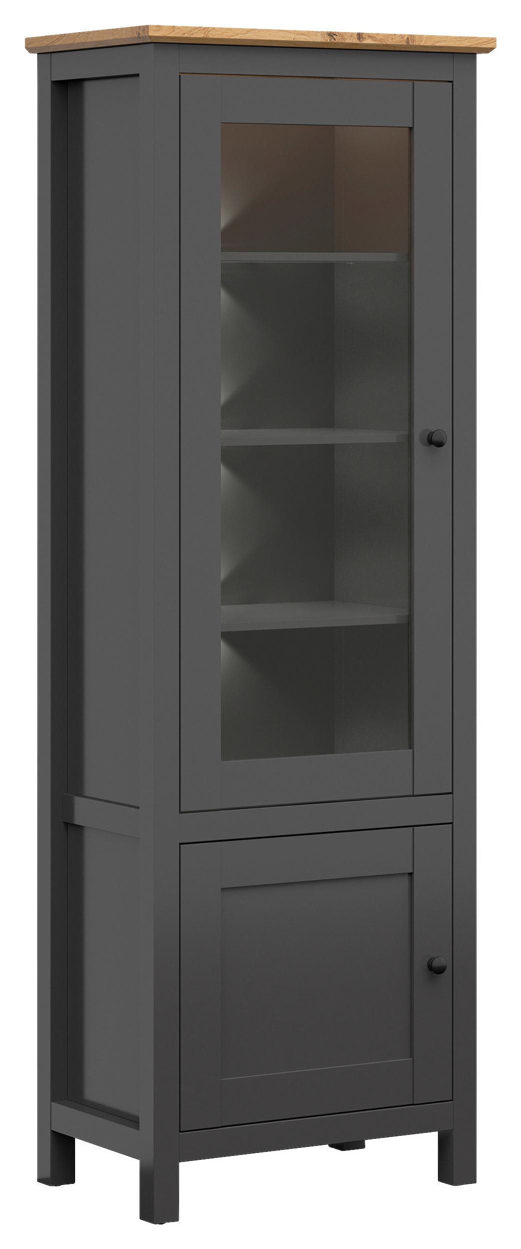 Vitrine Hesen Glass-Door Cabinet