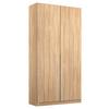 Drehtürenschrank 91cm Alabama, Sonoma Eiche Dekor - Sonoma Eiche, MODERN, Holzwerkstoff (91/229/54cm) - Rauch Möbel