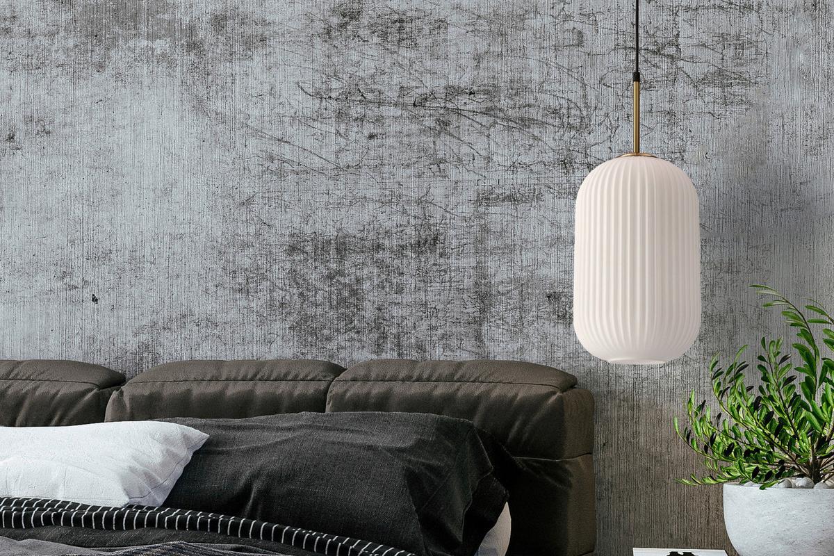 Pendelleuchte 31-35455 Cresto - Goldfarben/Weiß, KONVENTIONELL, Metall (20/20/115cm)