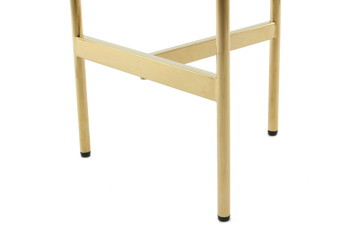 Odkládací stolek GOLD - barvy zlata, Design, kov (40/54/40cm) - MID.YOU