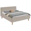 Polsterbett Mattis Abriamo Beige 160x200cm - Eichefarben/Beige, Design, Textil (160/200cm) - MID.YOU