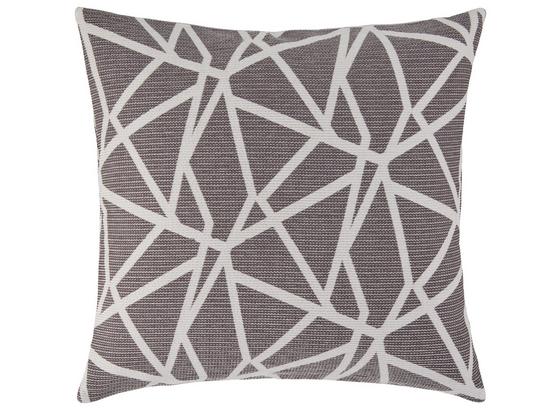 Polštář Ozdobný Renata -ext- - bílá/šedá, Konvenční, textil (50/50cm) - Premium Living Polštář Ozdobný Renata -ext- - bílá/šedá, Konvenční, textil (50/50cm) - Premium Living