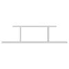 Wandregal Atlantic - Weiß, Design, Holzwerkstoff (90/23,2/19,6cm) - MID.YOU