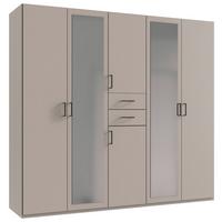 SKRIŇA S OTOČNÝMI DVERAMI DILLINGEN - čierna/kašmírová, Konventionell, kompozitné drevo/plast (225/208/58cm) - Mömax