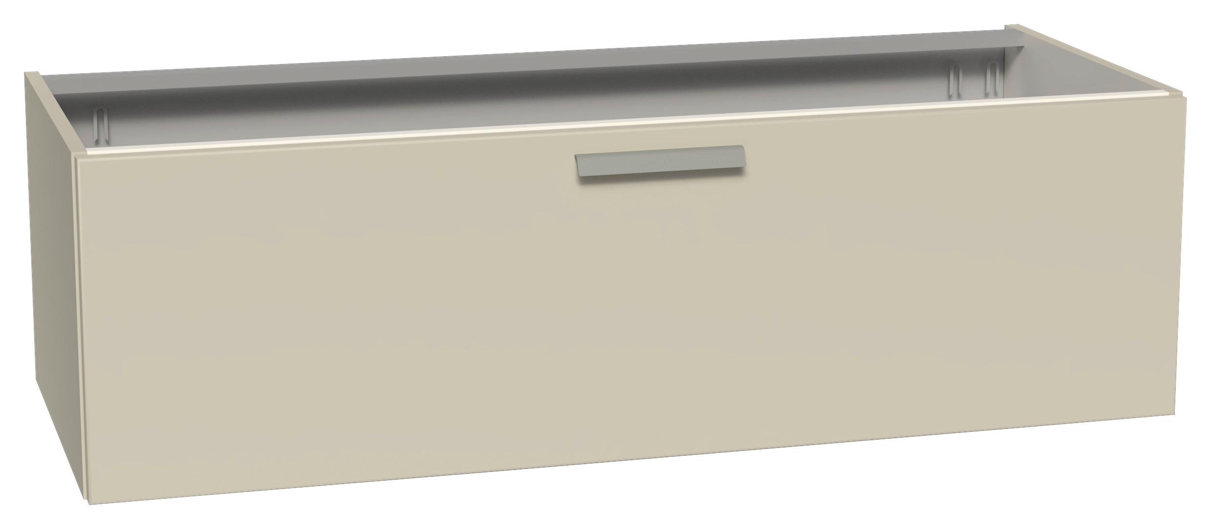 Waschtischunterschrank Sandfarben, B: 120 cm - Sandfarben, MODERN, Holzwerkstoff (120/36/49cm) - Vertico