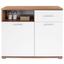 Komoda Roma2, 1 Lade, 2 Tüen - farby dubu/biela, Moderný, kompozitné drevo (100/80/45cm) Komoda Roma2, 1 Lade, 2 Tüen - farby dubu/biela, Moderný, kompozitné drevo (100/80/45cm)