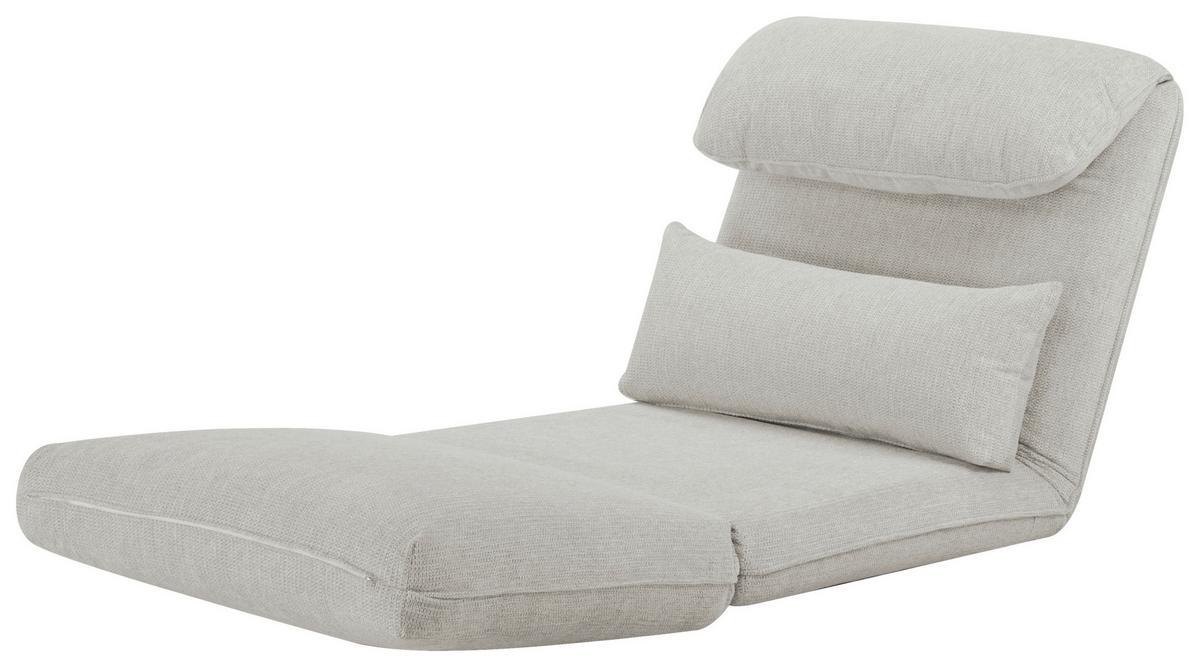Schlafsessel Verve Beige B: 78 cm - Beige, Design, Textil/Metall (78/72/85cm) - Livetastic