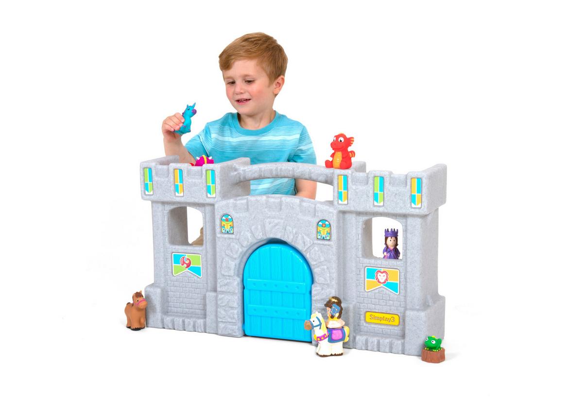 Märchenschloss Simplay 3 Ab 1,5 Jahren Tragbar - Multicolor, Basics, Kunststoff (64,8/17,1/37,8cm)