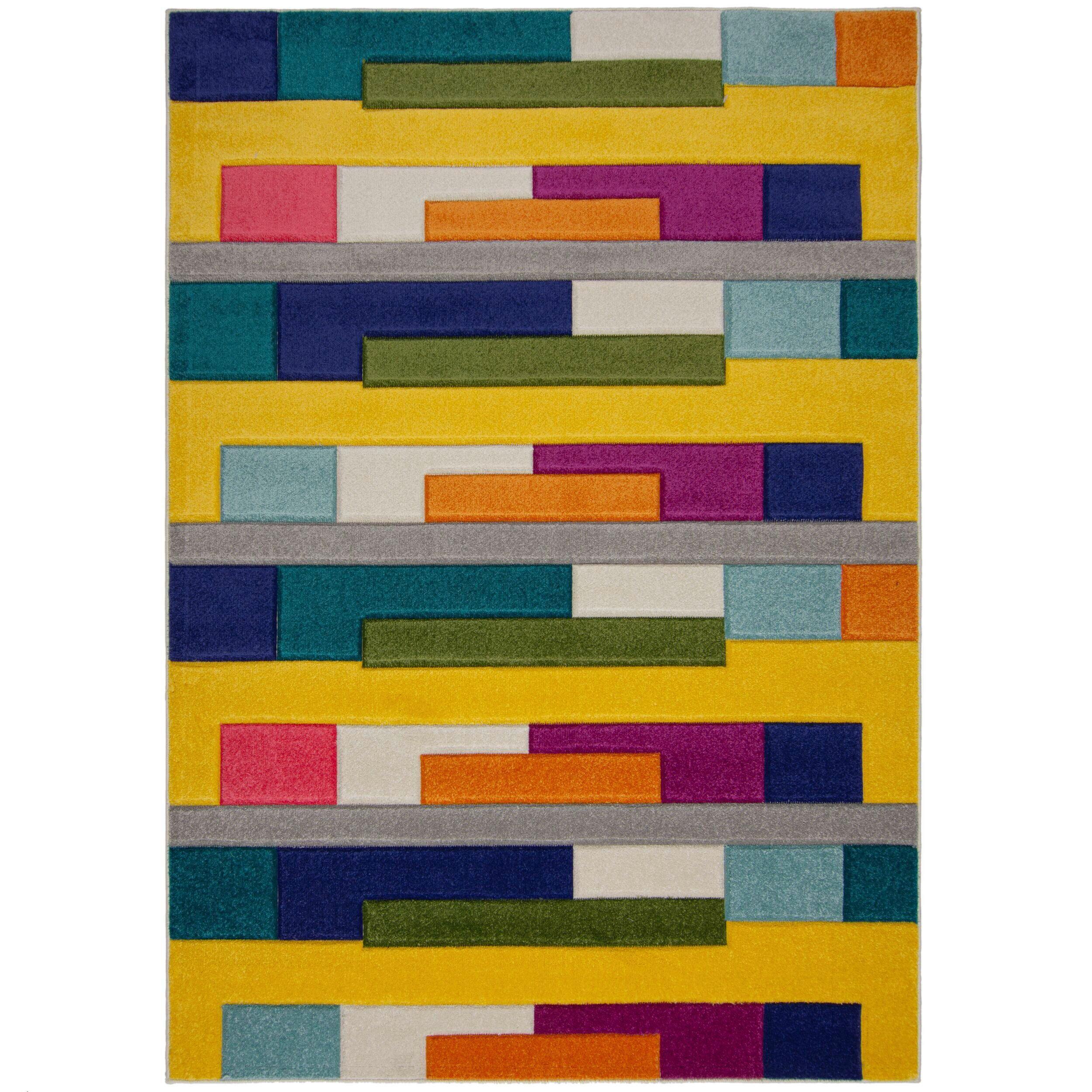 Webteppich Mambo Multi 120x170 - Multicolor, Basics, Textil (120/170cm)