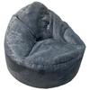 Sedací vak VERRETO, svetlě šedá, max. 90 kg - světle šedá, Moderní, textil (105/80/105cm) - Mömax