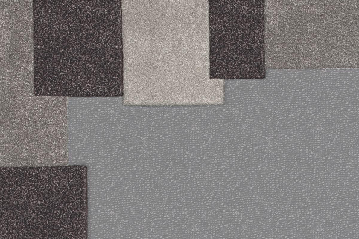 Webteppich Grau/Taupe Spirit 70x140 cm - Taupe/Grau, Basics, Textil (70/140cm) - Kayoom