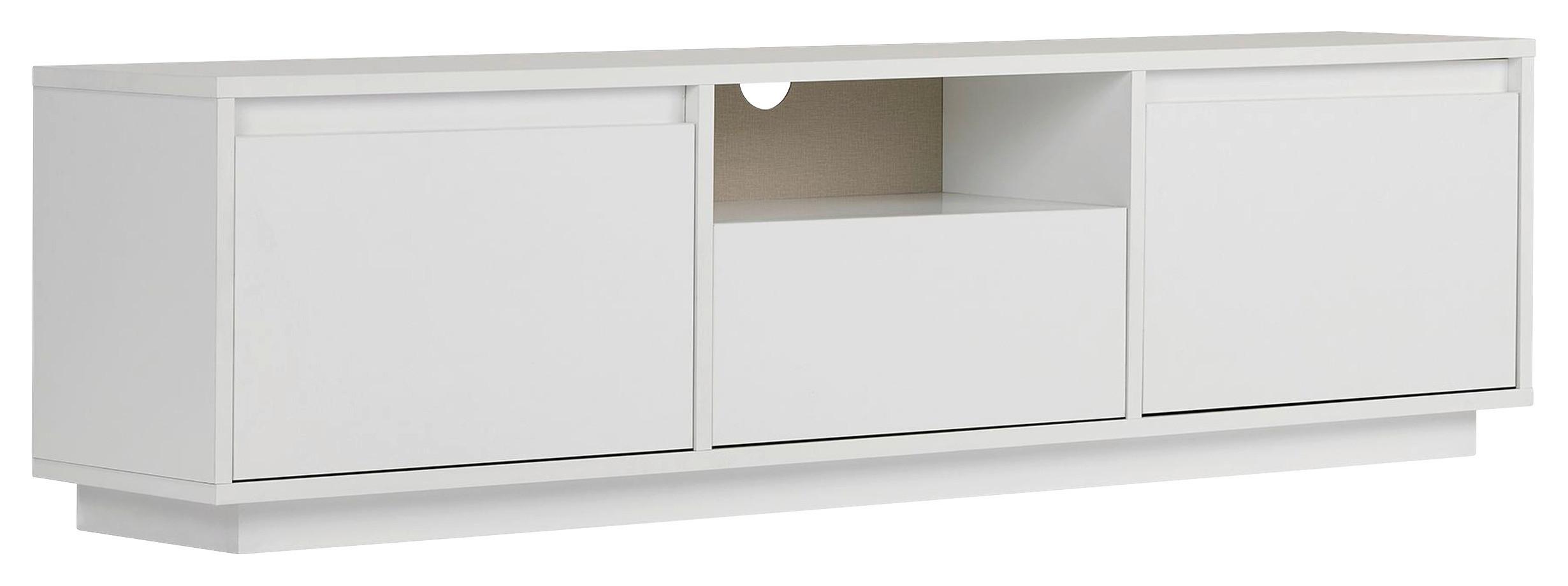 TV-ELEMENT Weiß B:160cm - Weiß, MODERN, Holzwerkstoff (160/42/30cm)