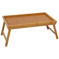 Betttablett Aus Bambus Karl 50x30 cm, Naturfarben - Naturfarben, KONVENTIONELL, Holz (50/30/24cm) - James Wood