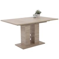 Esstisch Helena Eiche D. L: 140-220 cm - Eichefarben/Sonoma Eiche, MODERN, Holzwerkstoff (140-220/90/76cm) - Carryhome