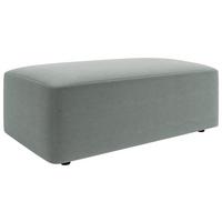 Hocker Wien, Grau B: 112 cm - Schwarz/Grau, MODERN, Textil (112/44/66cm) - Trendmanufaktur