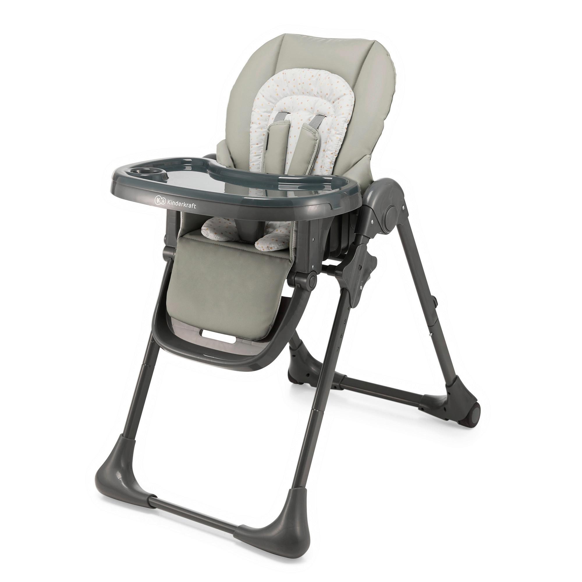 Hochstuhl Tummie Grau, B/H/T: 55,501x84,5cm - Grau, Basics (55.5/101/84.5cm) - Kinderkraft