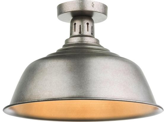 Deckenleuchte Kutum Ø 37 cm - Zinkfarben, MODERN, Metall (37/24,5cm) Deckenleuchte Kutum Ø 37 cm - Zinkfarben, MODERN, Metall (37/24,5cm)