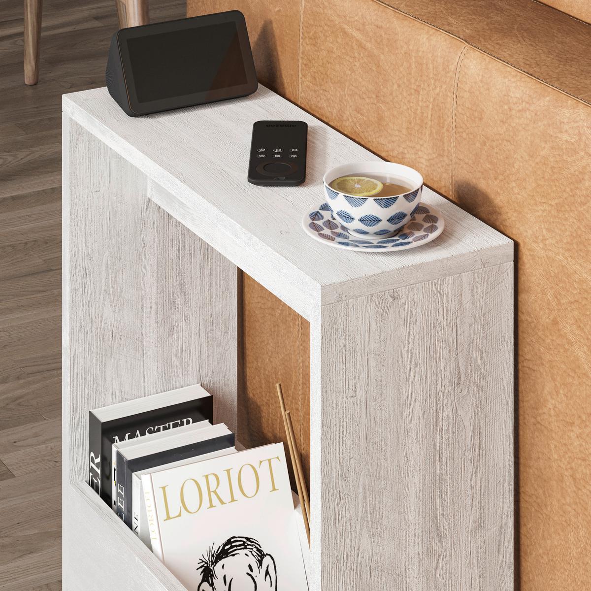 Beistelltisch Simpi Beistelltisch - Grau, Design, Holzwerkstoff (55/20/60cm) - Livetastic