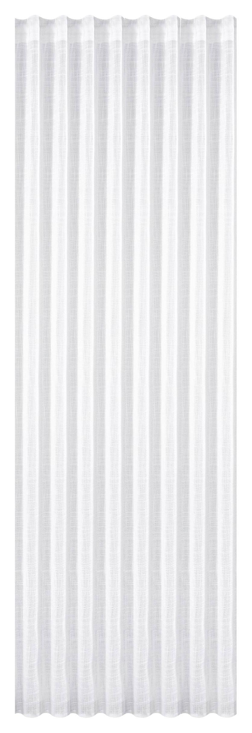 Fertigvorhang Marion - Weiß, MODERN, Textil (135/245cm) - Luca Bessoni