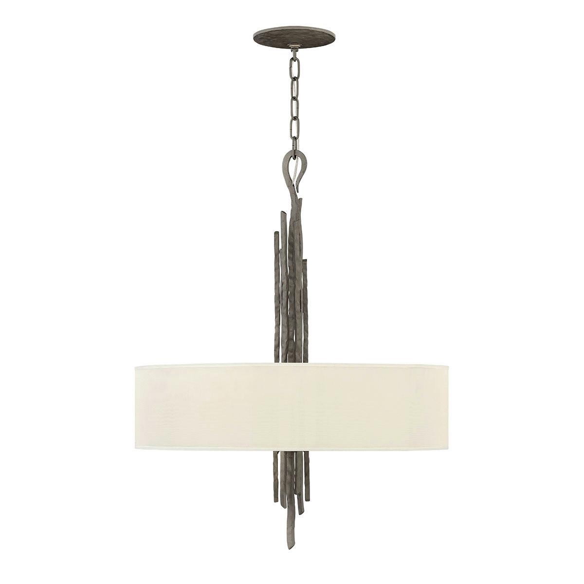 Hängeleuchte H: 91,5 cm 6-Flammig - Dunkelbraun, LIFESTYLE, Metall (61/61/91,5cm) - Elstead Lighting