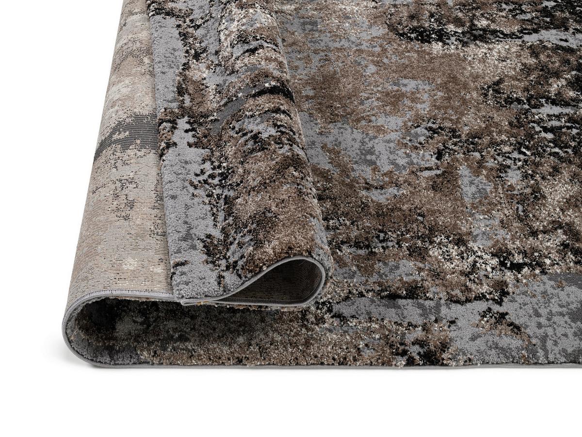 Webteppich Braun/Beige Timeline Quantum 140x200 cm - Beige/Braun, Design, Textil (140/200cm) - Novel