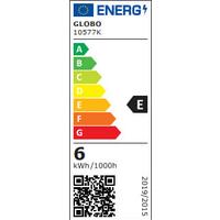 LED ŽÁROVKA 10577K - čiré, kov/sklo (3,5/9,8cm)