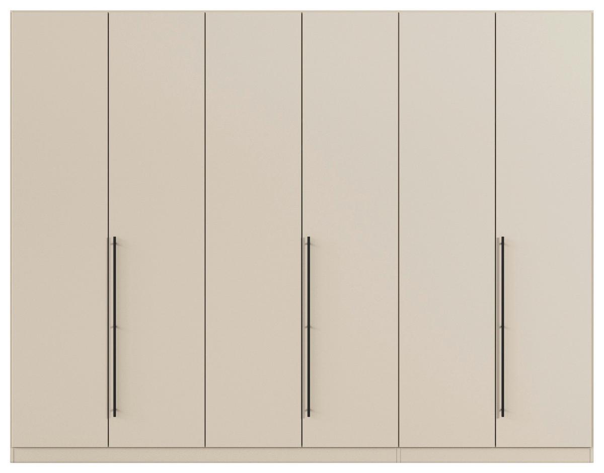 Kleiderschrank Safari B: 271 cm - Champagner/Grau, KONVENTIONELL, Holzwerkstoff (271/229/54cm)