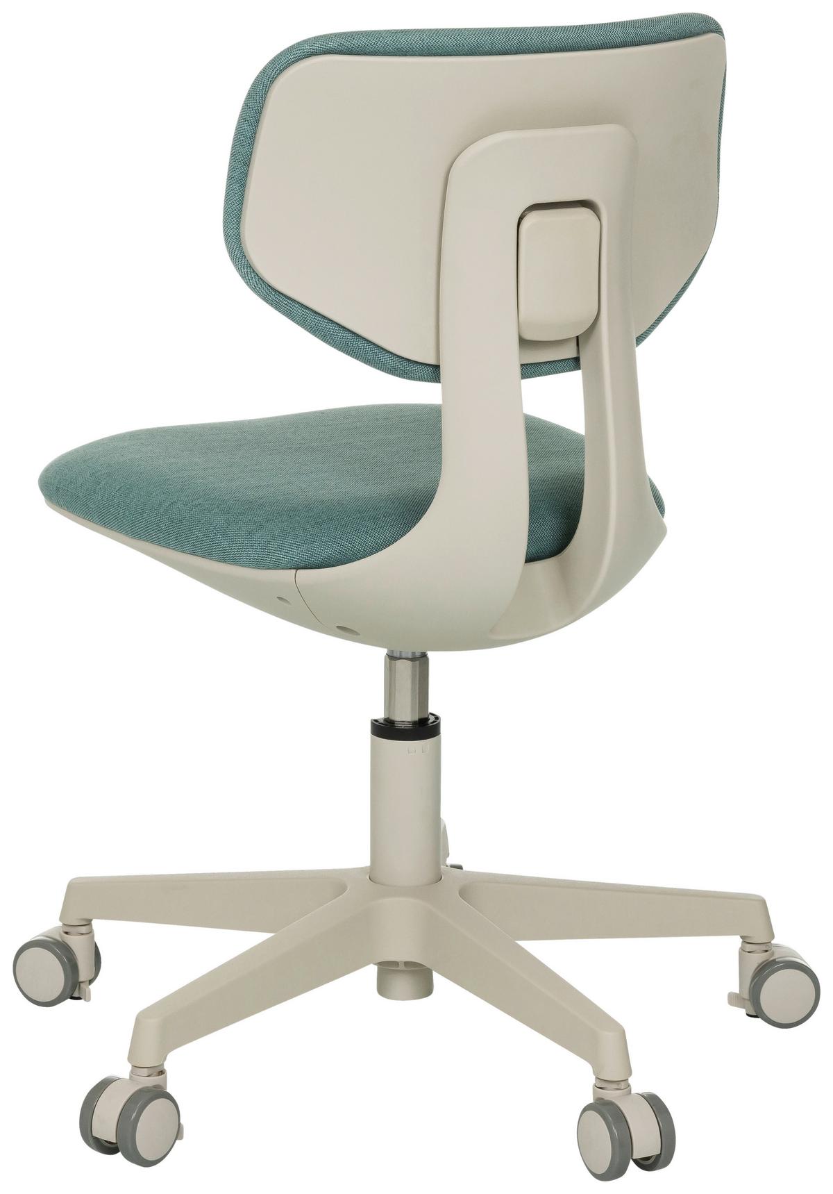 Jugenddrehstuhl Kiddy Classic Blau B: 52 cm - Blau/Creme, MODERN, Kunststoff/Textil (52/70 - 79/52cm) - MID.YOU