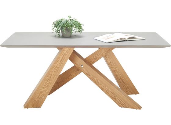 Jedálenský Stôl Paul - farby dubu/farba bahna, Moderný, kompozitné drevo/sklo (180/76/90cm) Jedálenský Stôl Paul - farby dubu/farba bahna, Moderný, kompozitné drevo/sklo (180/76/90cm)