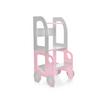 Hochstuhl Car Step Stool Aus Holz Grau/pink - Pink/Grau, Basics, Holz (38/90/40cm)