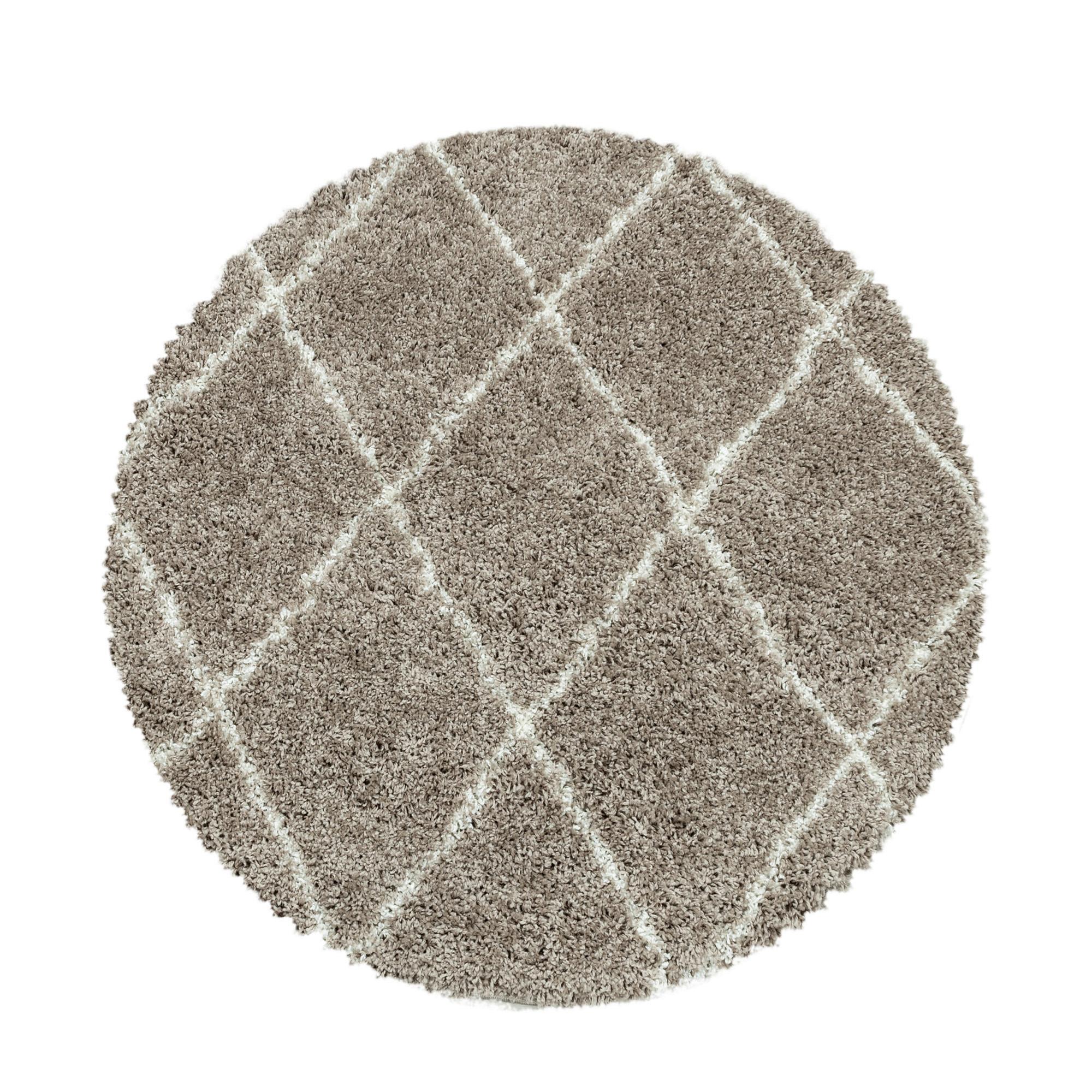 Hochflorteppich ALVOR in Beige