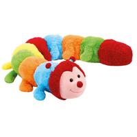 Plüschtier Raupe - Multicolor, Basics, Kunststoff (150/25/25cm)