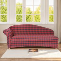 3-Sitzer Loretta mit linker Armlehne,  ca.193x83x85 cm - Bordeaux, Basics, Holz/Textil (193cm)
