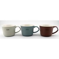 ŠÁLKA MALVIN - CA. 470 ML - hnedá/pastelová modrá, Konventionell, keramika (12.1/8.5cm) - Mömax