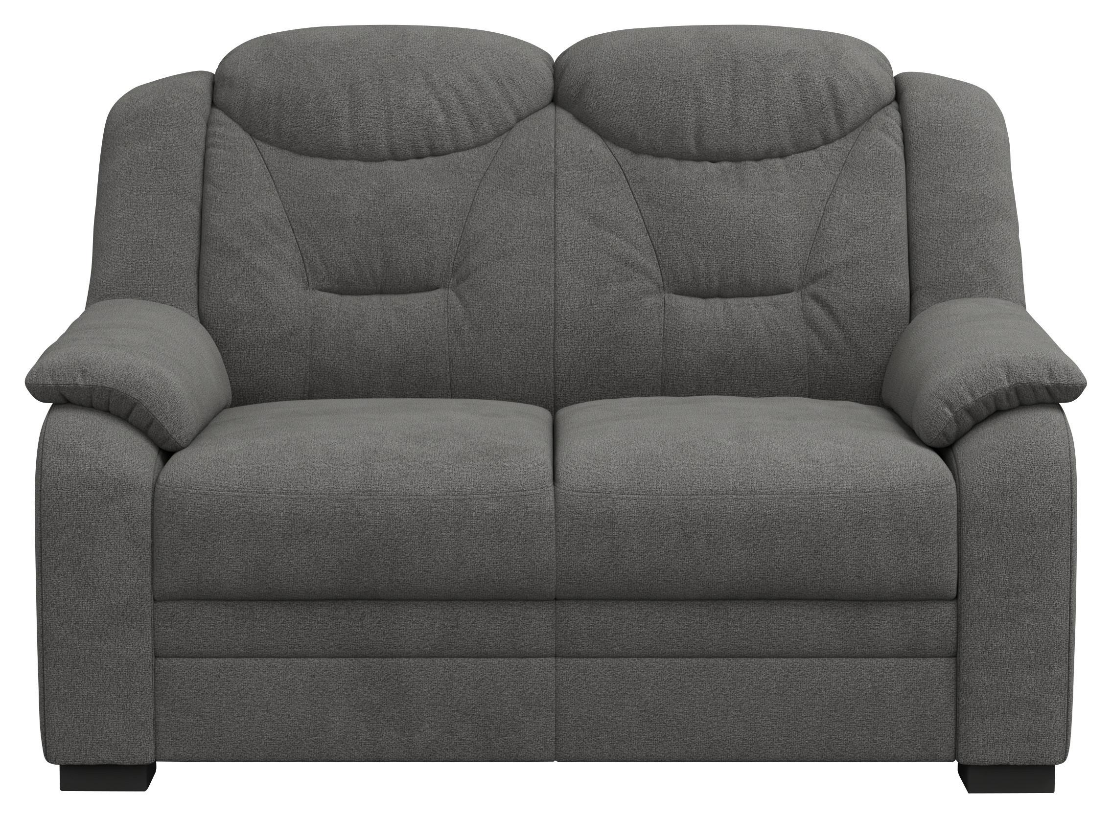 2-Sitzer-Sofa Marcus Anthrazit - Anthrazit/Schwarz, Basics, Textil (138/99/99cm) - MID.YOU