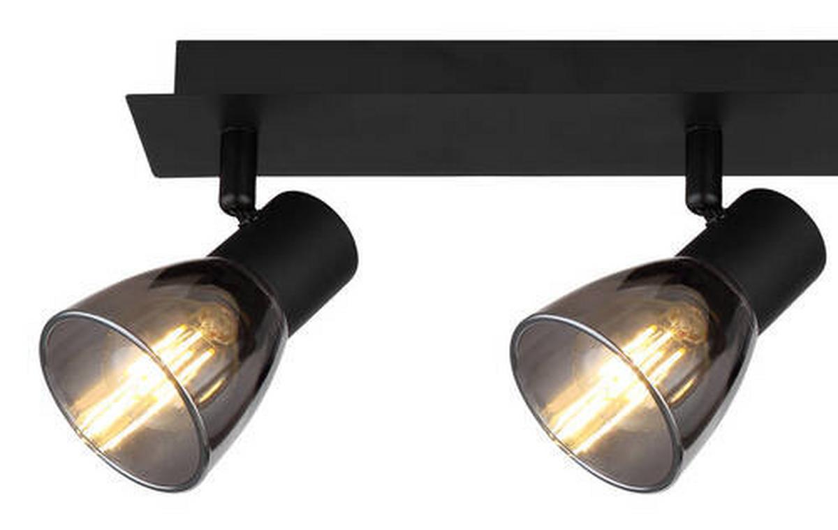 Strahler 54307-3 - Schwarz, Design, Glas/Metall (40/7/15,5cm) - Globo