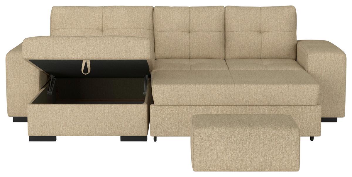 Sarokkanapé Mattina - Modern, textil (156/268cm)