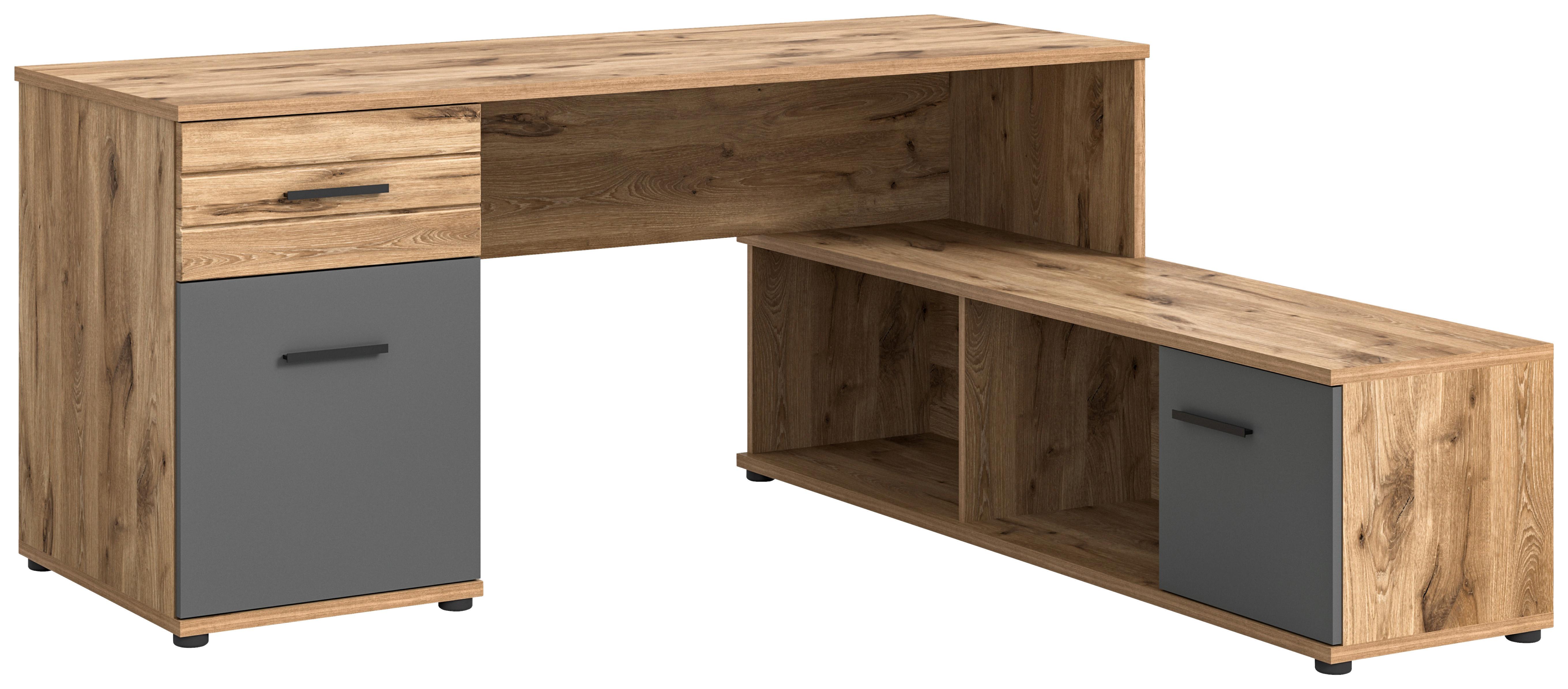 Mason B: 151 cm Nox Oak Mason - Holzwerkstoff (170/151/76cm) - MID.YOU