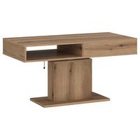 Couchtisch Cortado Eiche Dekor, B: 110cm - Eichefarben, MODERN, Holzwerkstoff (110/59,6-79,6/65cm) - Modern Living