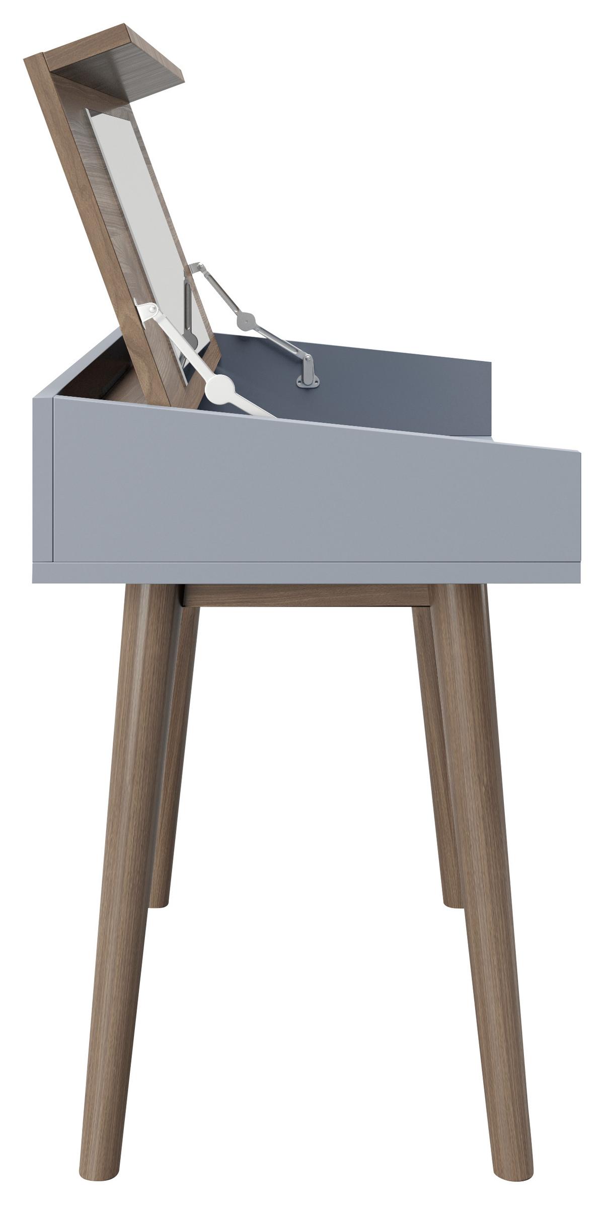 Schminktisch Henriette Nussbaumfarben B: 100 cm - Nussbaumfarben, KONVENTIONELL, Holzwerkstoff (100/75/50cm) - Playboy