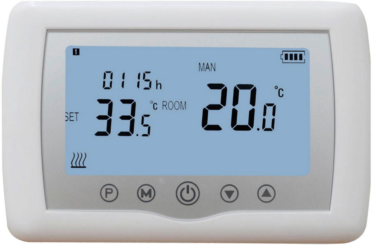 Thermostat 4402990120196 - Weiß, Basics, Kunststoff (13,5/8,8/2,2cm)