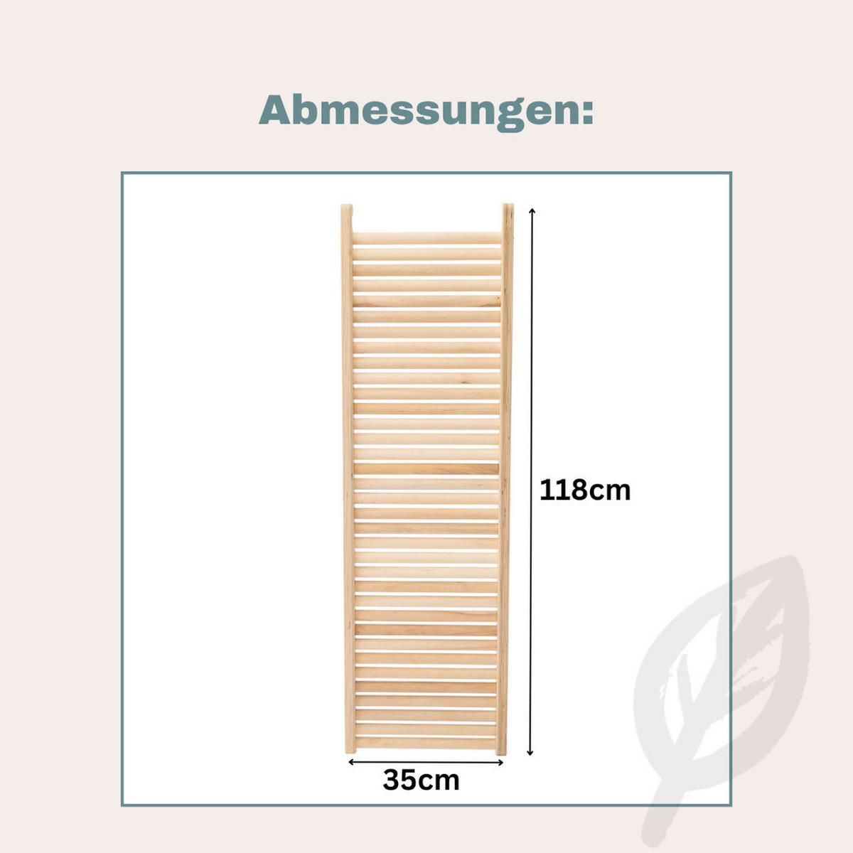 Rollenrutsche natur ca. 118 cm - Birkefarben, Basics, Holz (36/118cm) - CLIFF